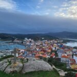 Muxia et son port vu de haut