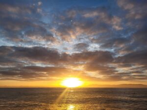 plutôt lever (côte portugaise à l'Est)