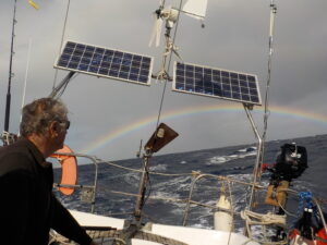Arc en ciel après forte rafale
